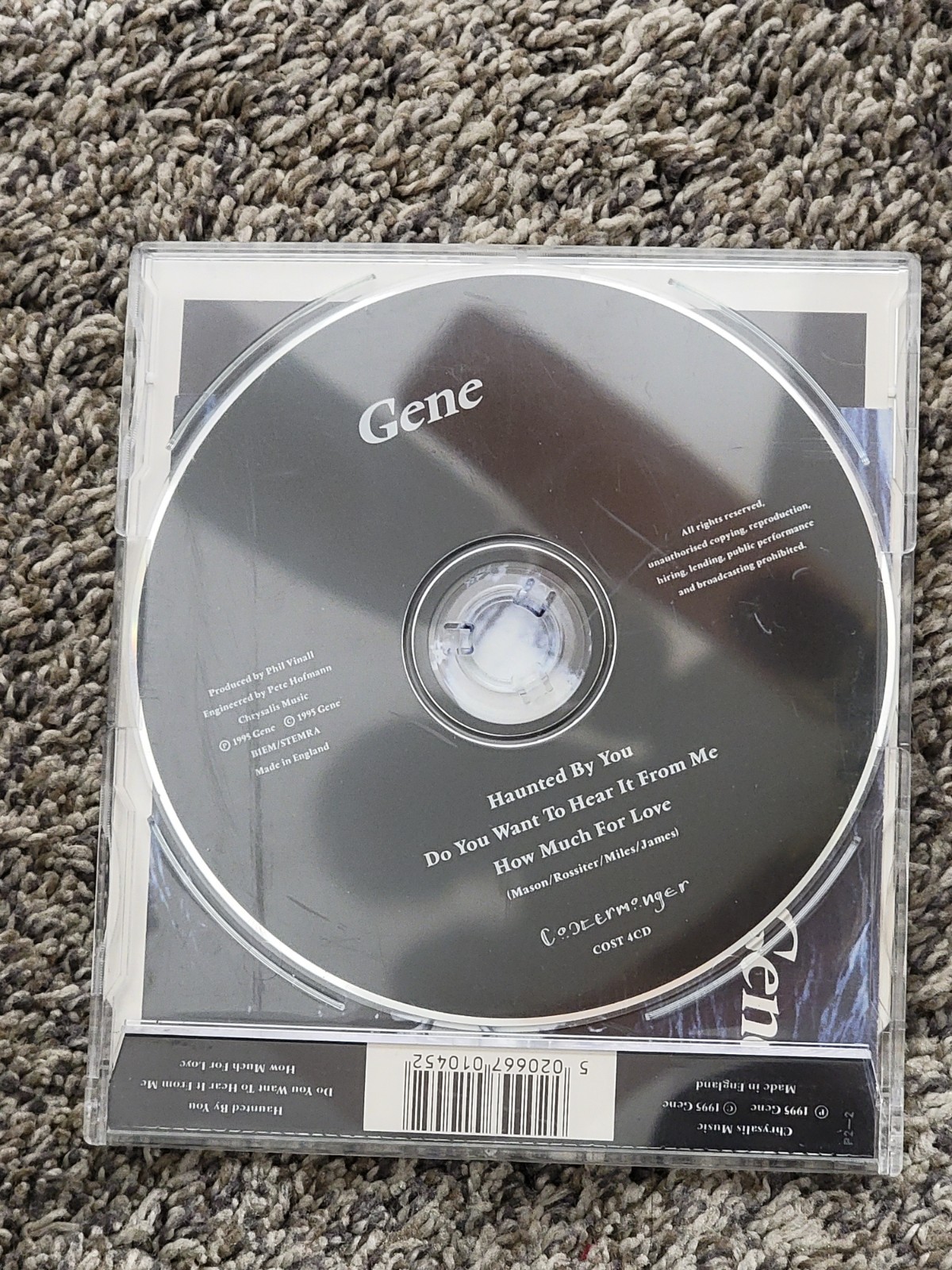 Gene – Gene CD 1995 UK Britpop Alternative Rock