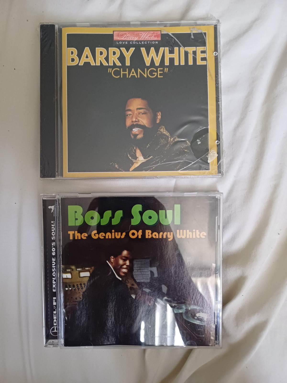 Change by Barry White (CD, Priority Records) Boss Soul cd lot of 2