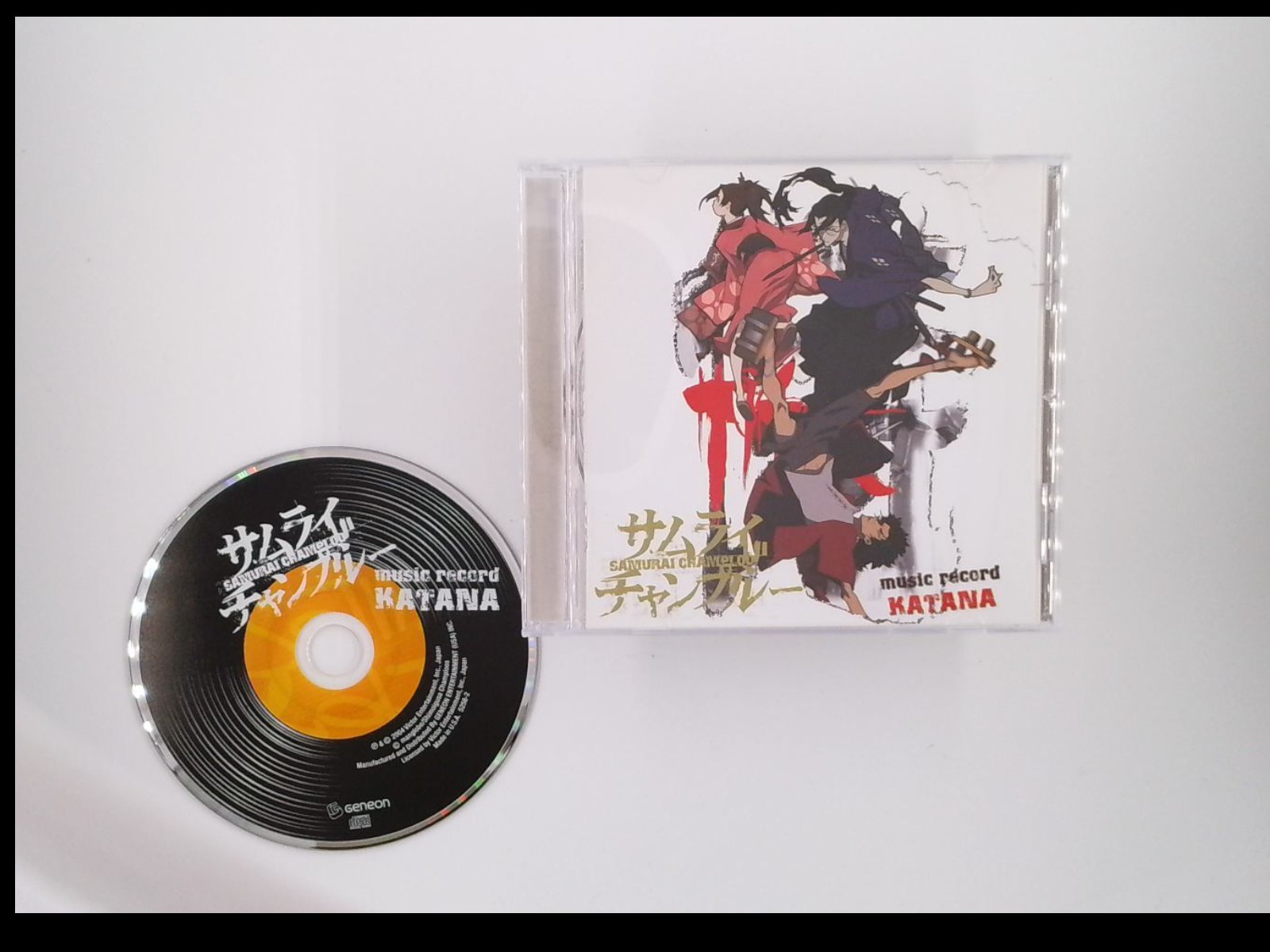 Samurai Champloo: Katana ● 2005 CD ● Like New ● Free Shipping ● Anime OST