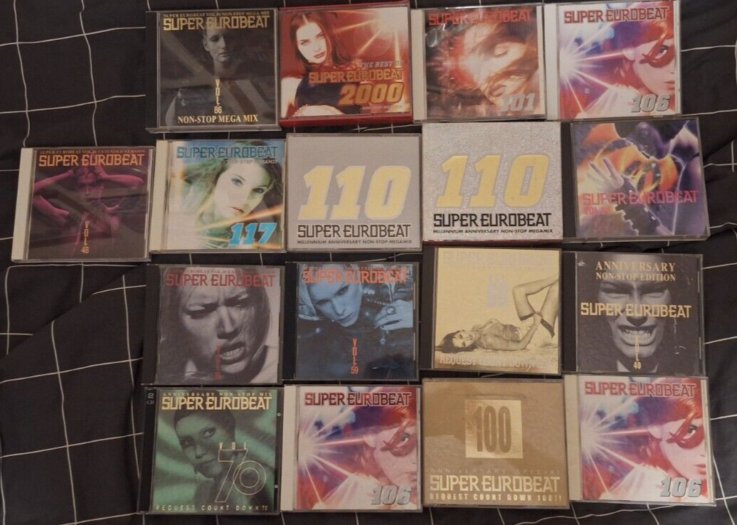 Various Super Eurobeat CD compilations (you choose!) – Initial D Anime OST