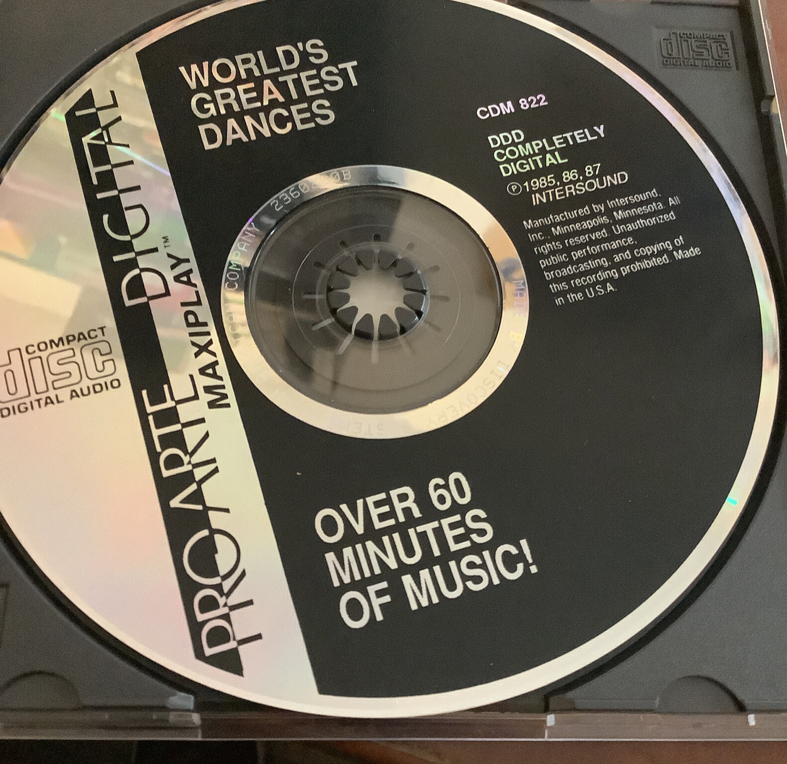 World’s Greatest Dances by Various (CD, 1987, Pro Arte) Like New