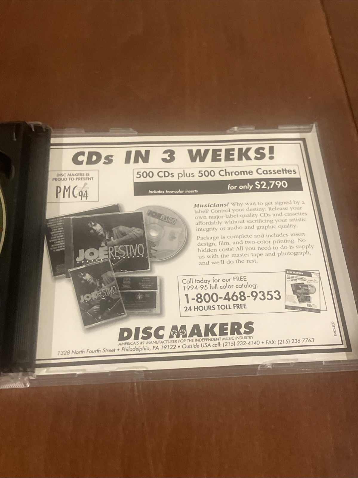 1994 Philadelphia Music Conference CD Promo 2 CD
