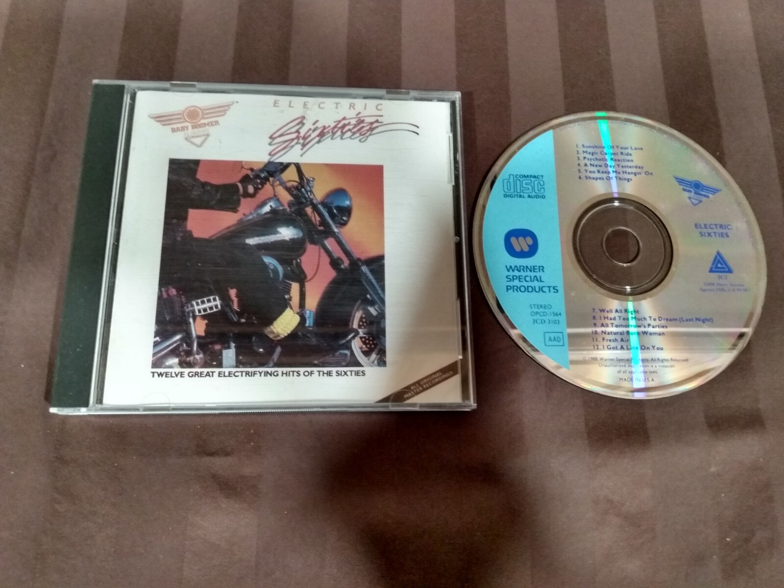 Baby Boomer Classics ELECTRIC SIXTIES CD – 12 Guitar Rock Hits various artistis