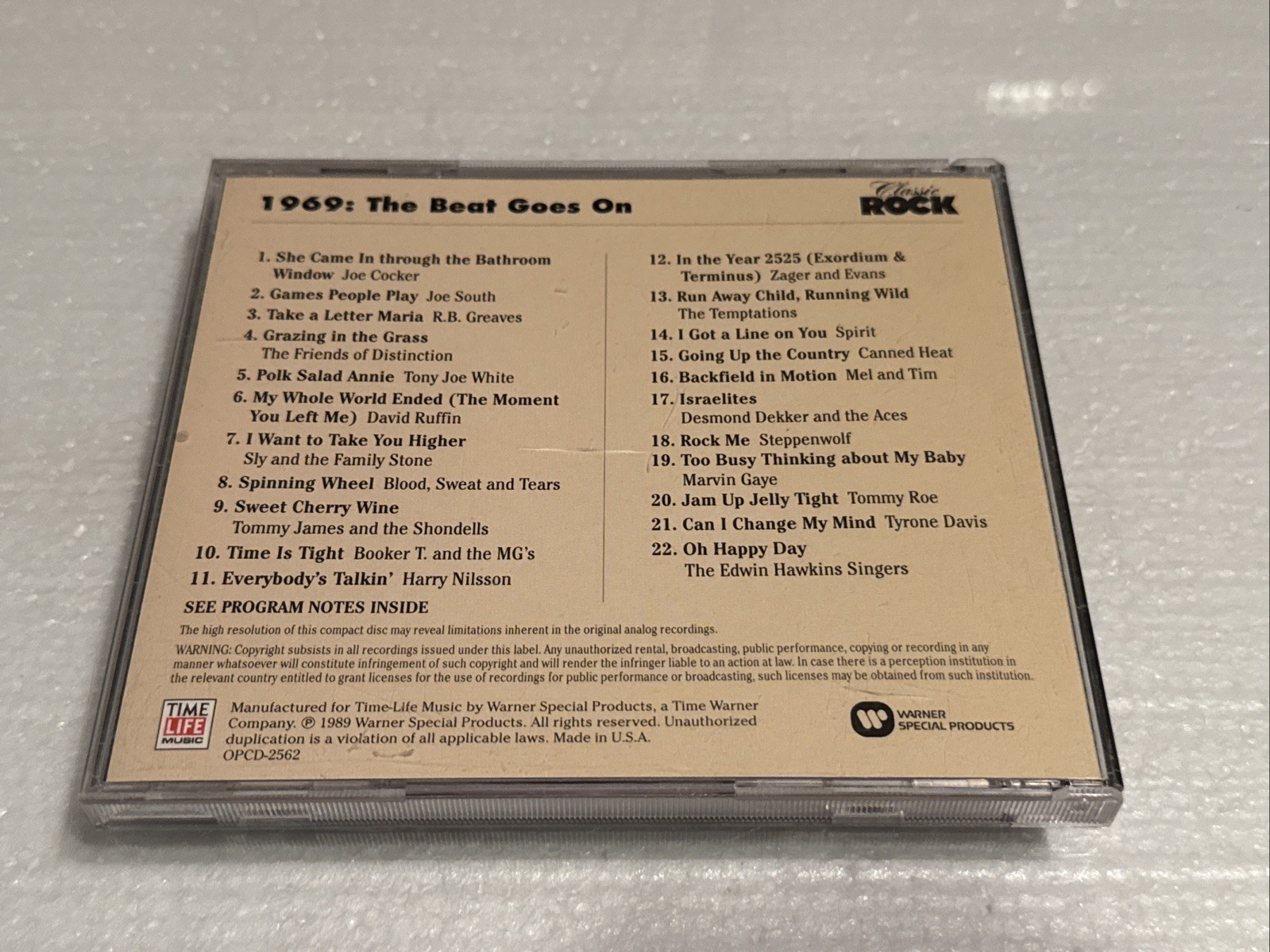 [TL3] 15 Time Life “CLASSIC ROCK” CD Lot 1960s 60s BEAT GOES ON SHAKIN’ ALL OVER