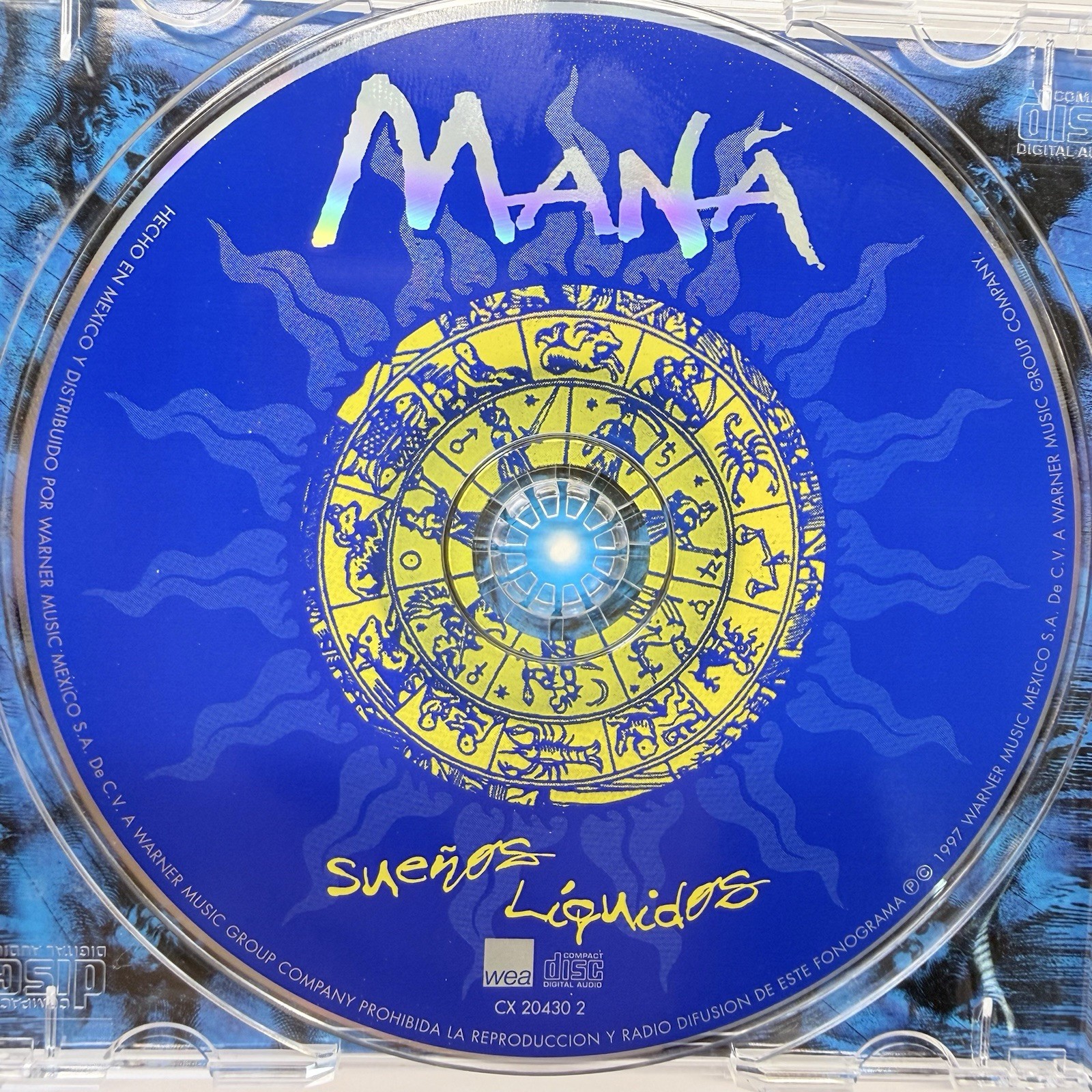Maná Sueños Líquidos (1997) CD Mexico WEA Spanish Rock Latin Pop Album – VGC