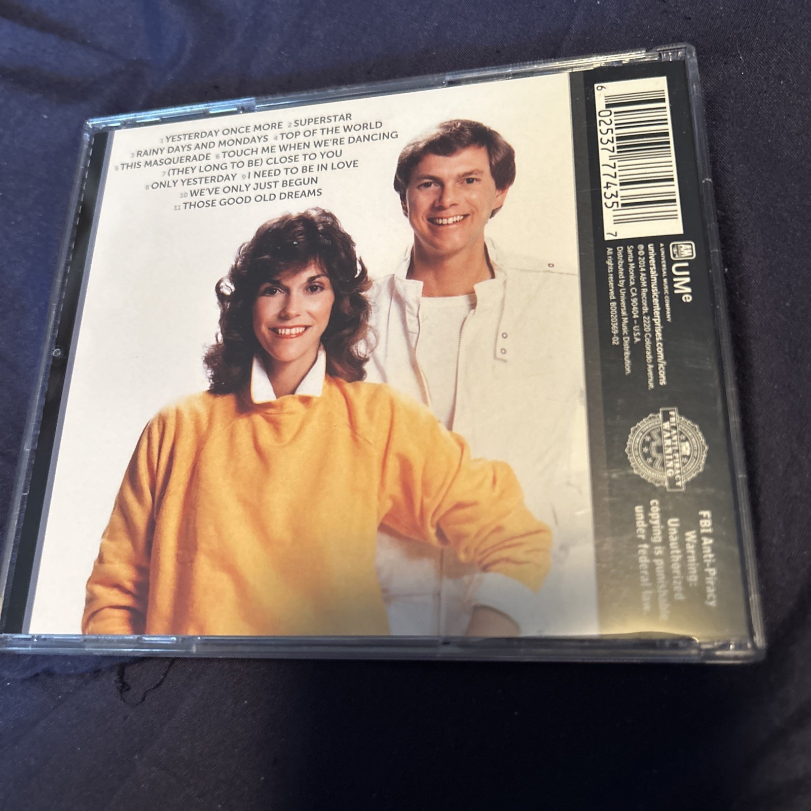 Carpenters Cd