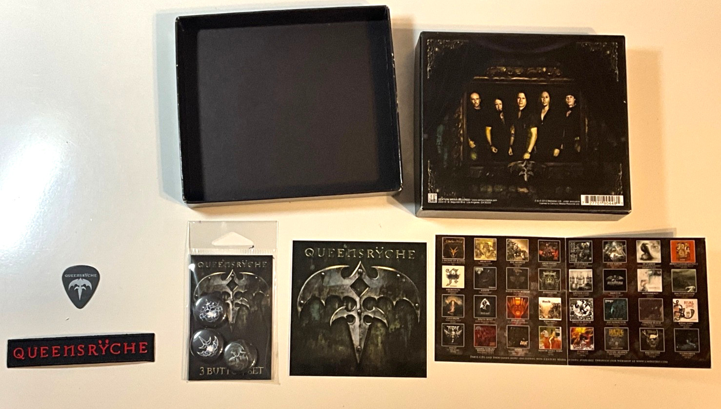 Queensryche 4 CD Lot Dedicated To Chaos, Live Evolution, Empire, Live Crime