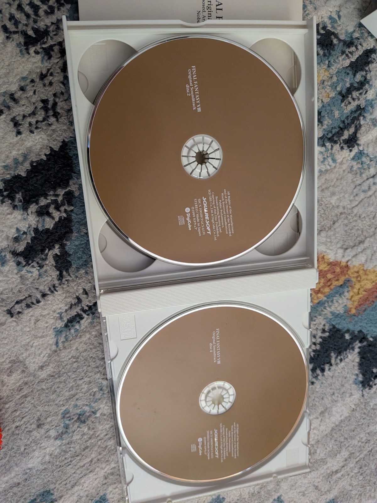 Final Fantasy VIII Original Soundtrack 4xCD Deluxe Edition 1999 Nobuo Uematsu