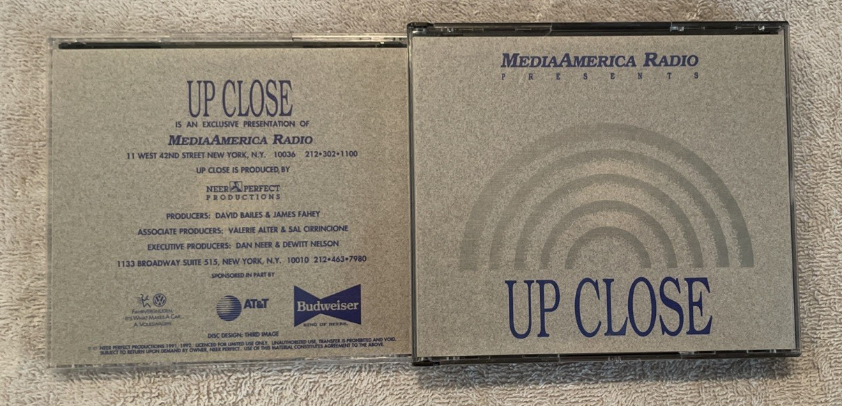 Media America Radio Presents Up Close Double CD Jewel Case Only – 1991/92 V-3