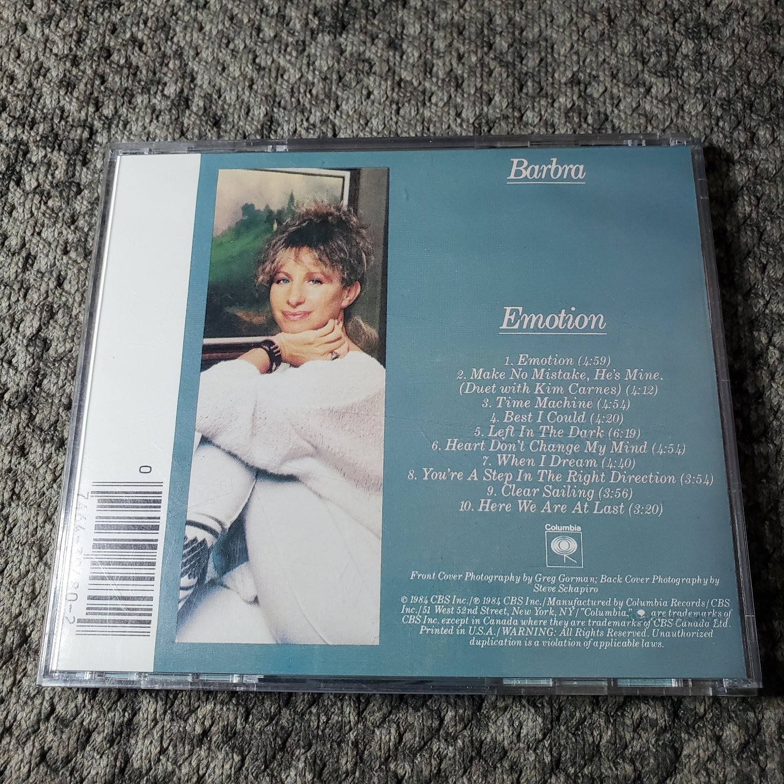 Barbra Streisand – Emotion CD 1984 Pop Adult Contemporary Columbia Japan