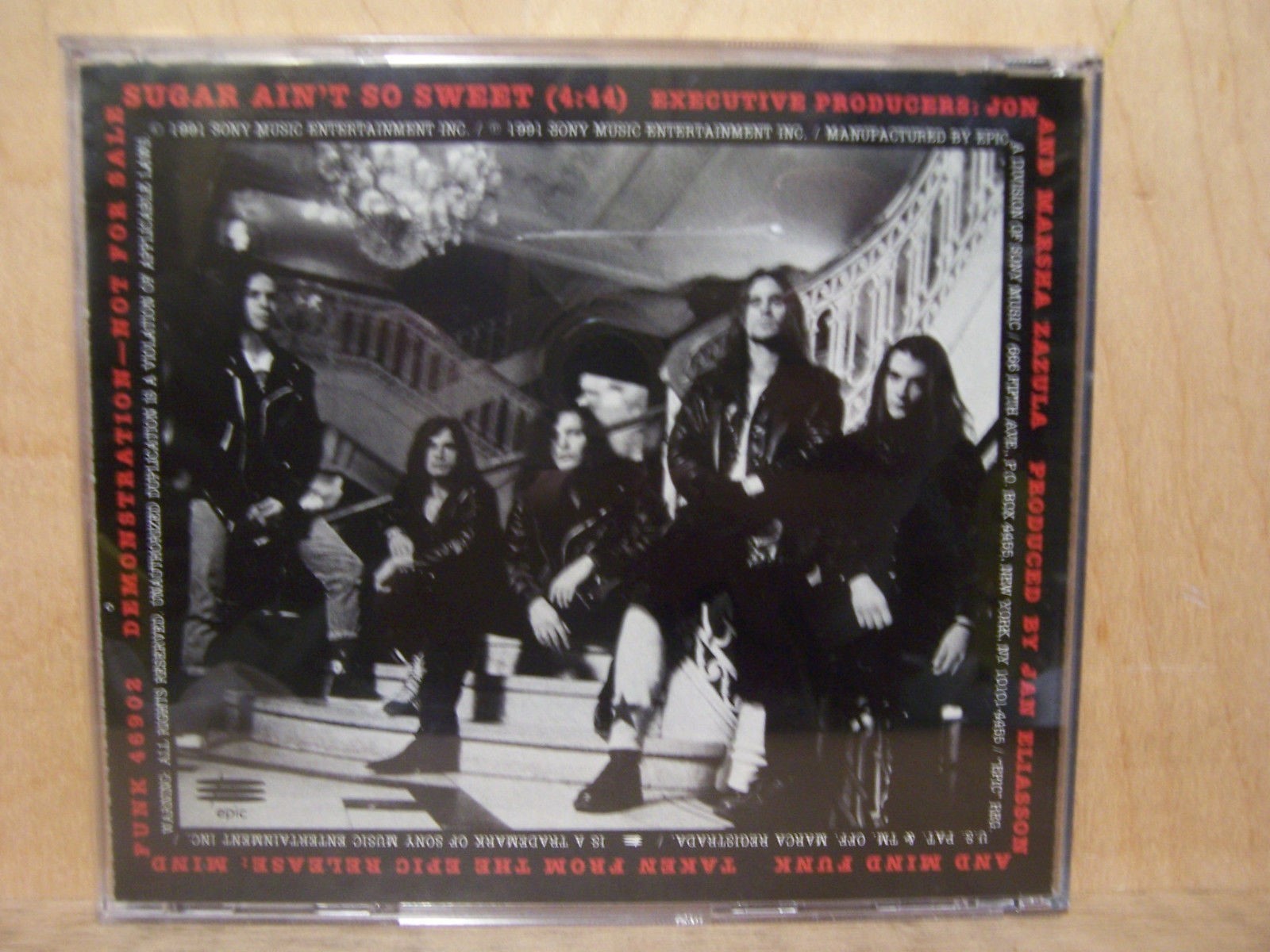 Mind Funk – Sugar Aint So Sweet CD PROMO ONLY Epic ESK 3099 Nm