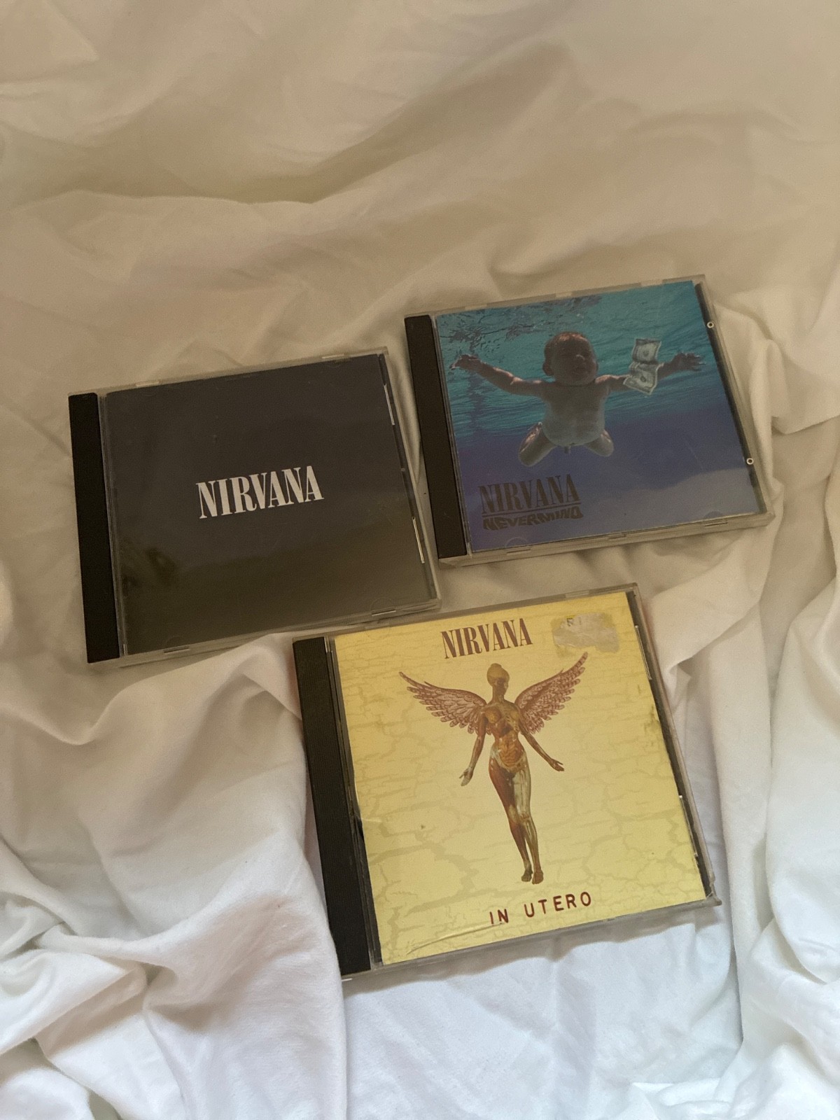 Nirvana 3 CD Lot. In Utero Nevermind Best Of