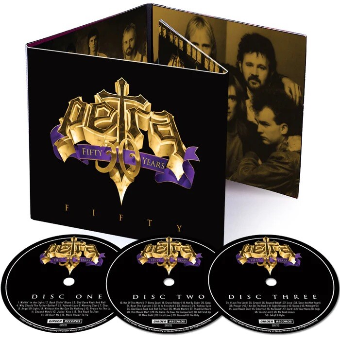 PETRA – FIFTY (Anniversary Collection) 3-CD Disc Set, 50 Songs, Christian Rock