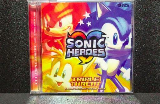 TRIPLE THREAT SONIC HEROES VOCAL TRAX Game Soundtrack CD Wave Master Sega Japan