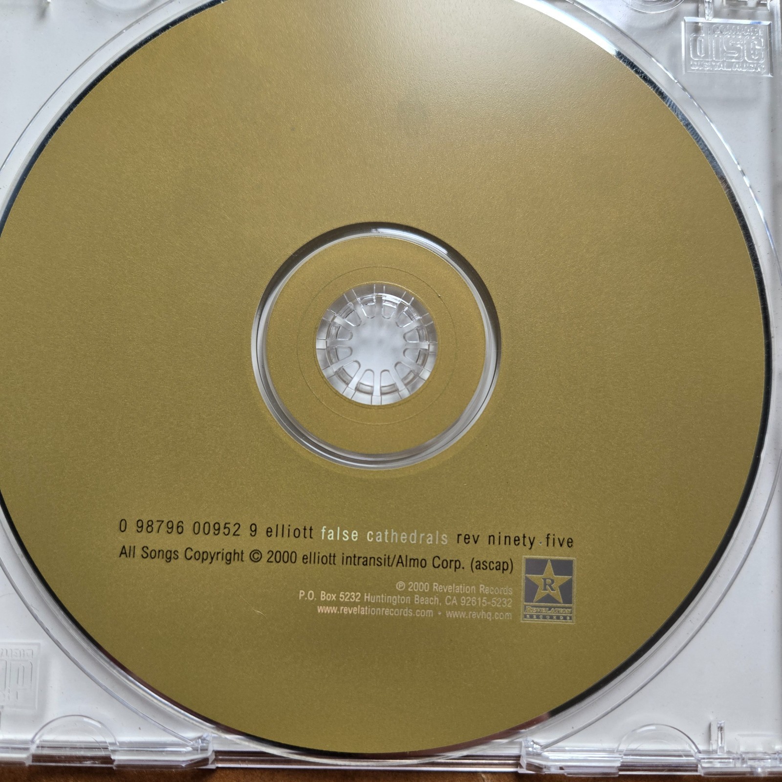 ELLIOTT False Cathedrals PROMO CD EMO INDIE ROCK 2000 RARE