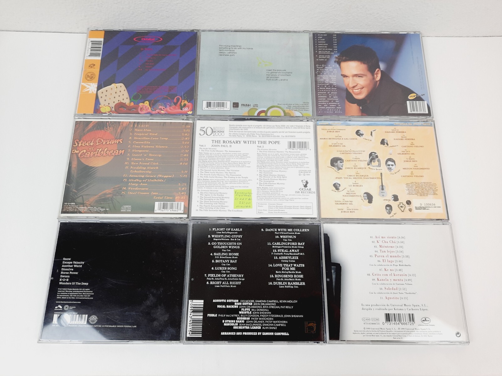 Lot of 30 World/Folk & Electronic Music CDs, Very Good Condition, Lot #2