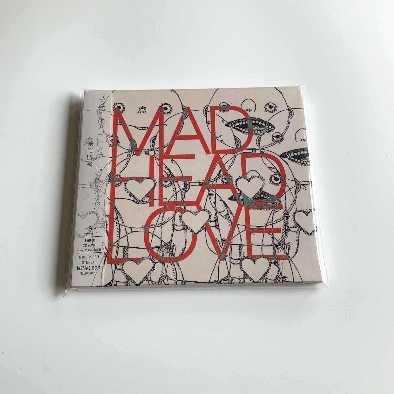Kenshi Yonezu Mad Head Love CD+DVD Limited Edition 米津玄師