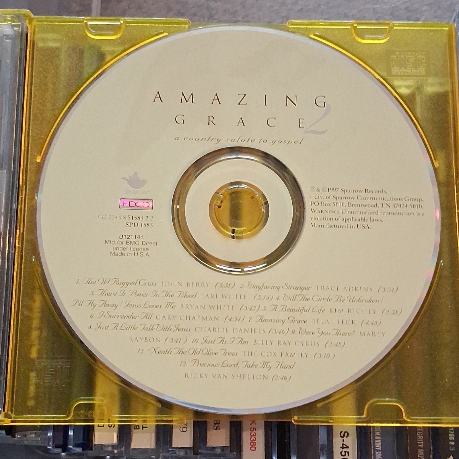 Sparrow Records Amazing Grace Country Salute to Gospel CD Album 1997 Jewel