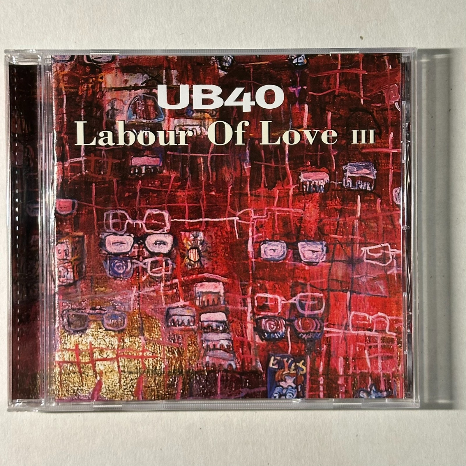 UB40 Labour Of Love III CD 1998 Virgin Promo Reggae Pop Legal Notice Sticker