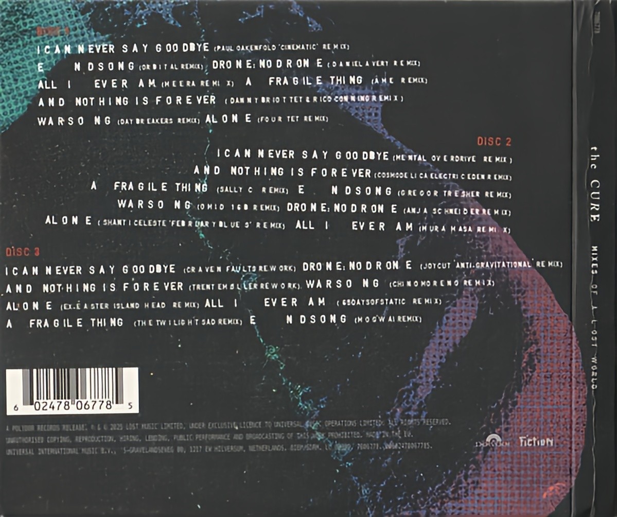 The Cure – Mixes Of A Lost World 3 CD Set – NEW