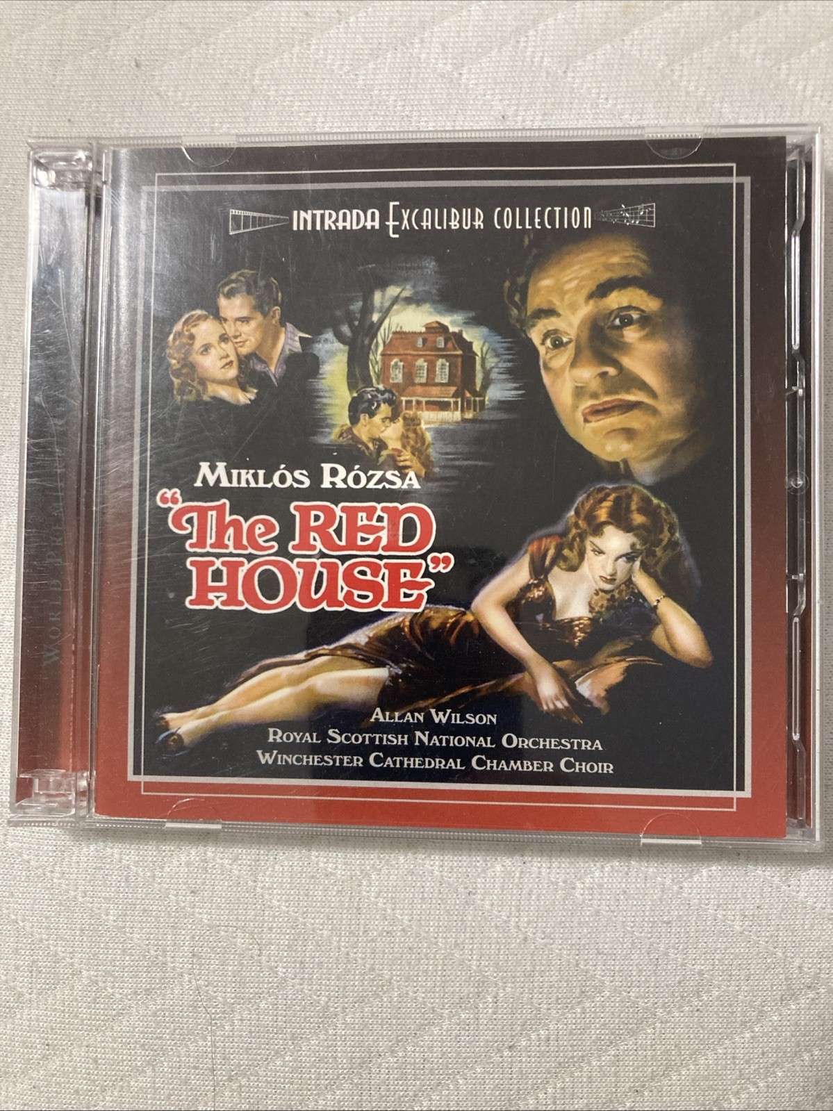 MIKLOS ROZSA ALLAN WILSON ROYAL SCOTTISH NATIONAL ORCHESTRA – The Red House – CD