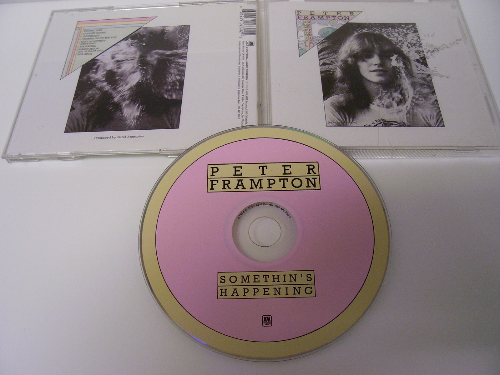 PETER FRAMPTON- Somethin’s Happening [Remaster] (CD, Sep-2000, A&M (USA))