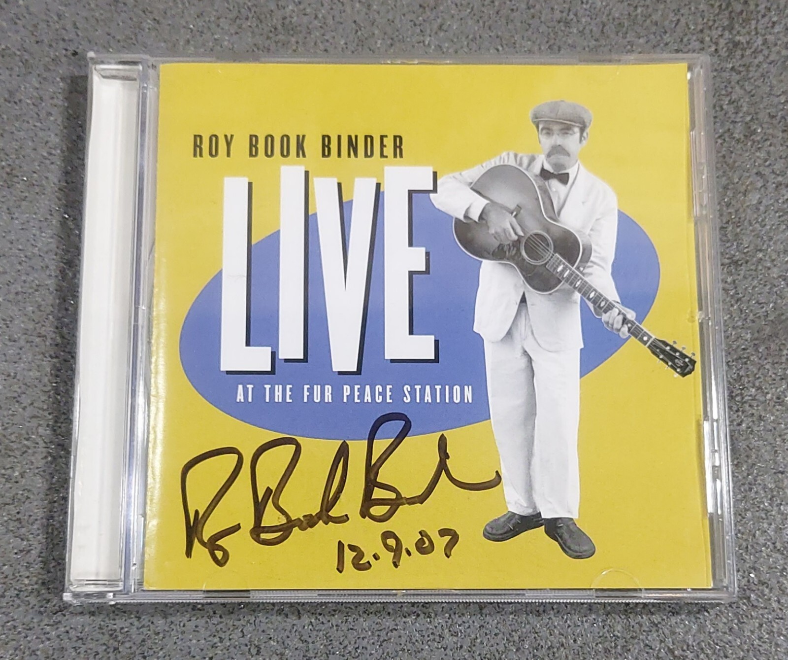 RARE! – SIGNED! – Roy Book Binder – Live at the Fur Peace Station – CD (CS1)