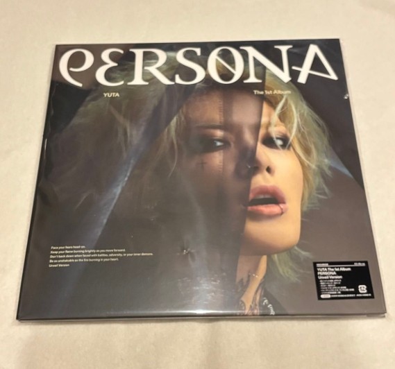 YUTA “PERSONA (Unveil Version)” [w/ Blu-ray] LP-size cardboard