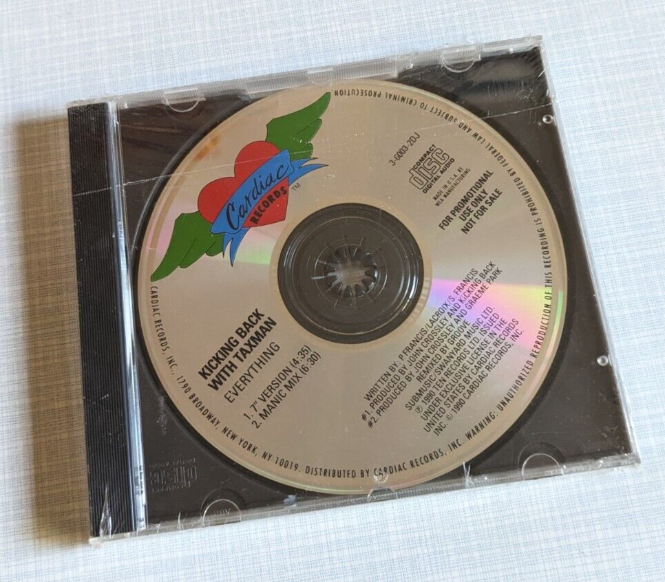 Kicking Back With Taxman CD Promo Single BRAND NEW & SEALED Everything
