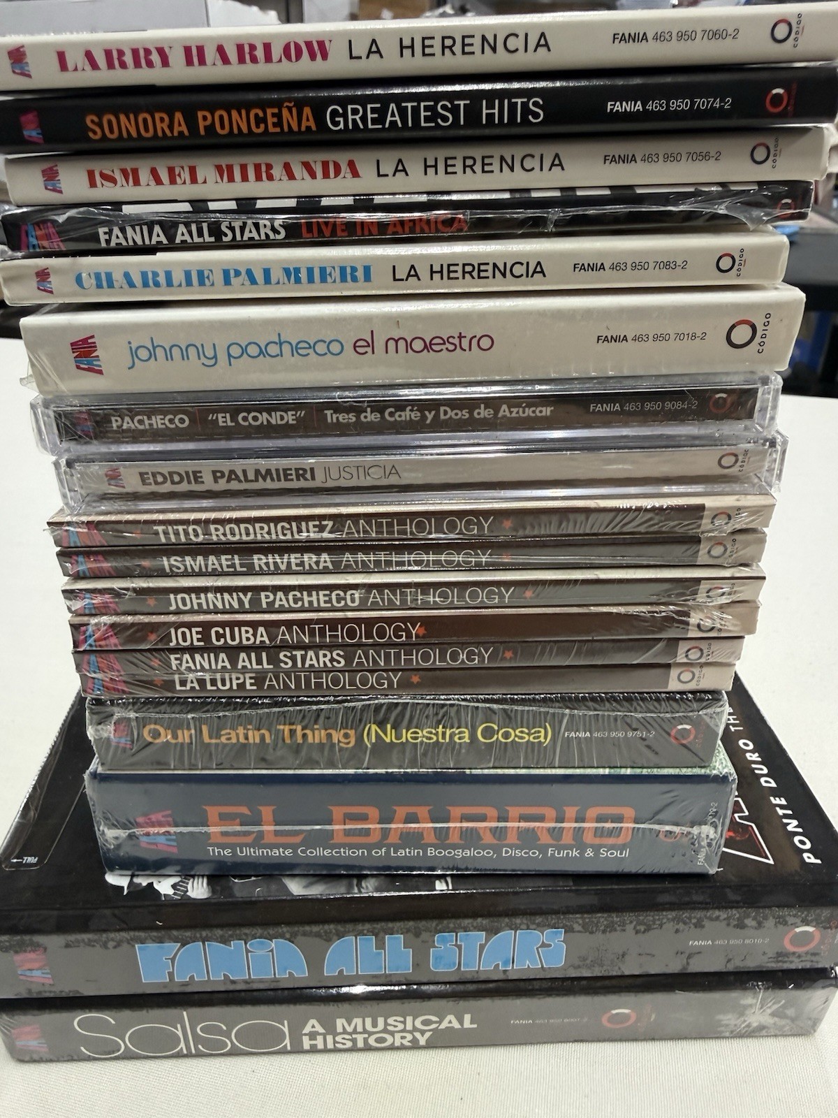 THE ULTIMATE FANIA ALL STARS 18 Cd Set lot BRAND NEW SEALED ! VERY RARE OOP LOT