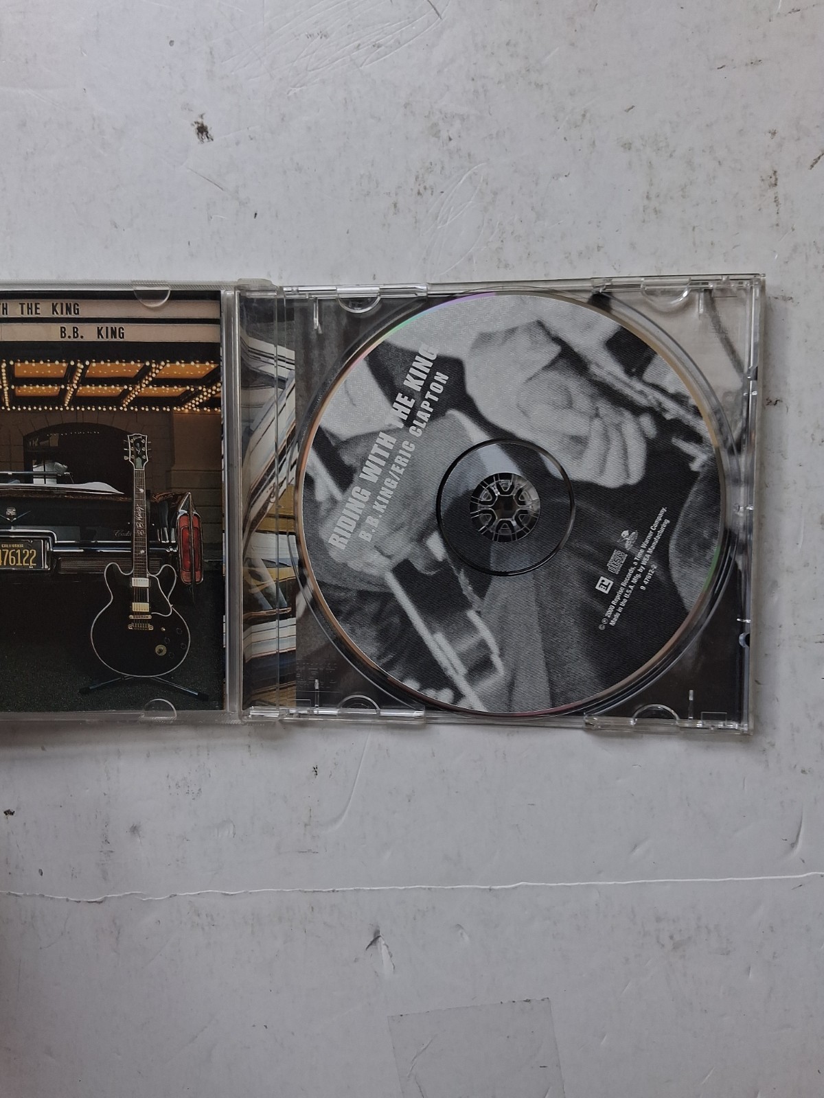 CD Compact Disc Eric Clapton/B.B. King Riding with the King VG