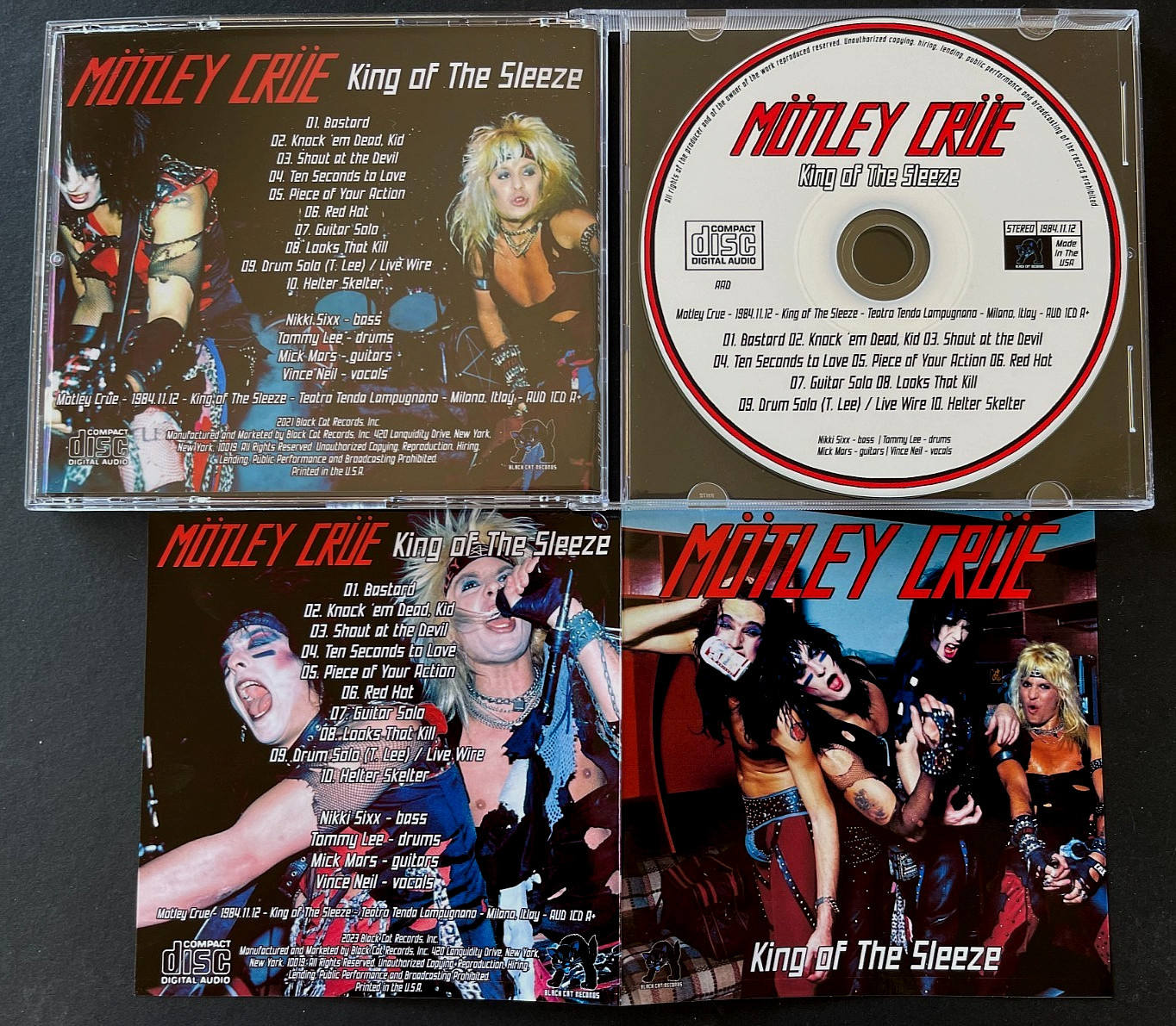 MOTLEY CRUE Shout At The Devil cd KISS Nikik Sixx TOMMY LEE Vince Neil WASP Glam