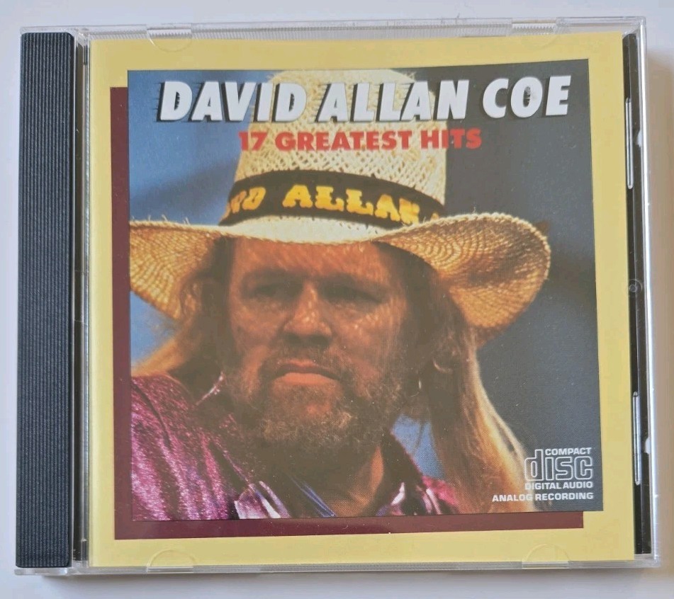 David Allan Coe 17 Greatest Hits by David Allan Coe (CD, 2014)