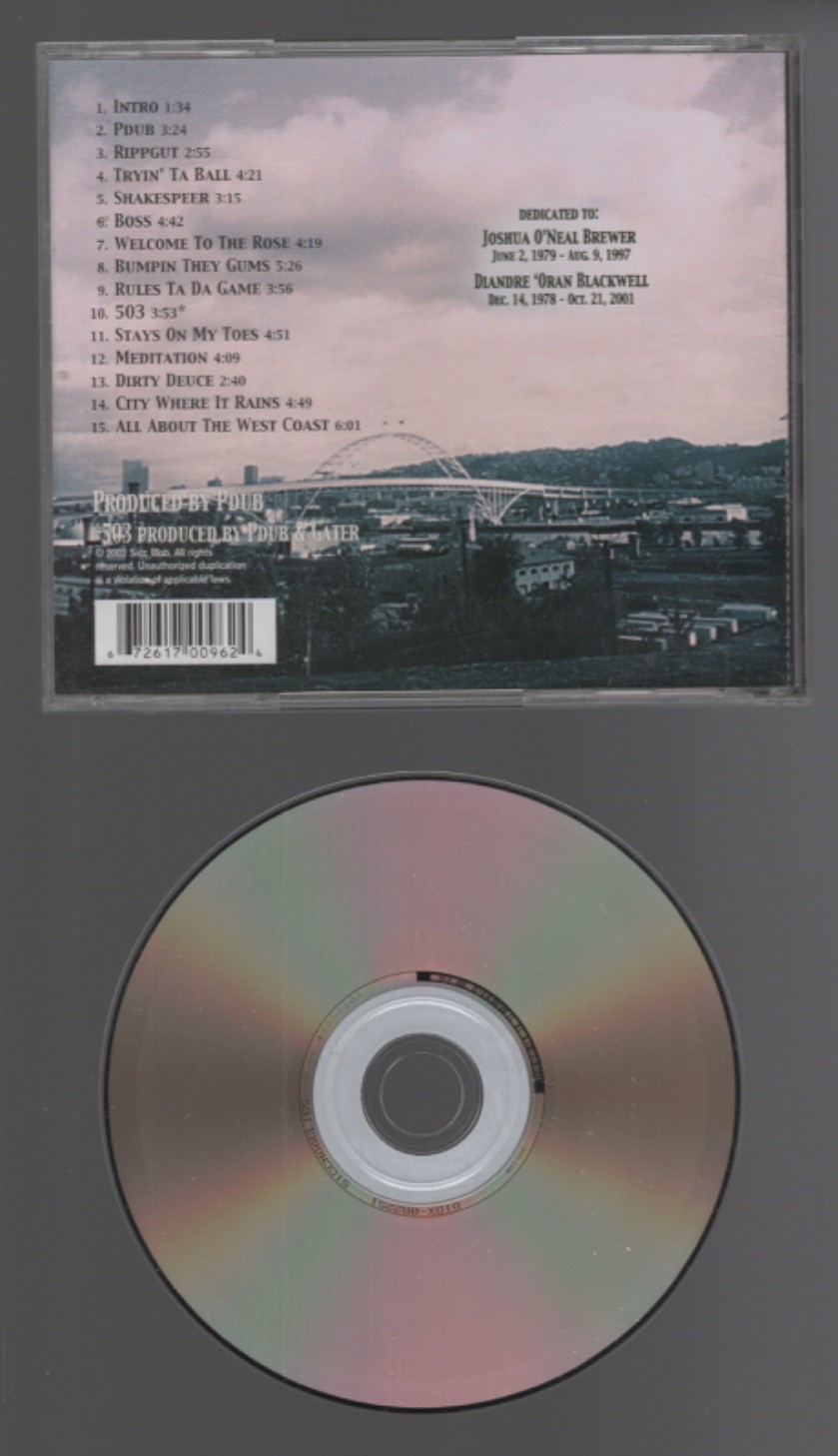 OOP Sicc Mob Clicc Executed By PDUB CD 2002 Rare G Rap Gangsta Rap MUST OWN