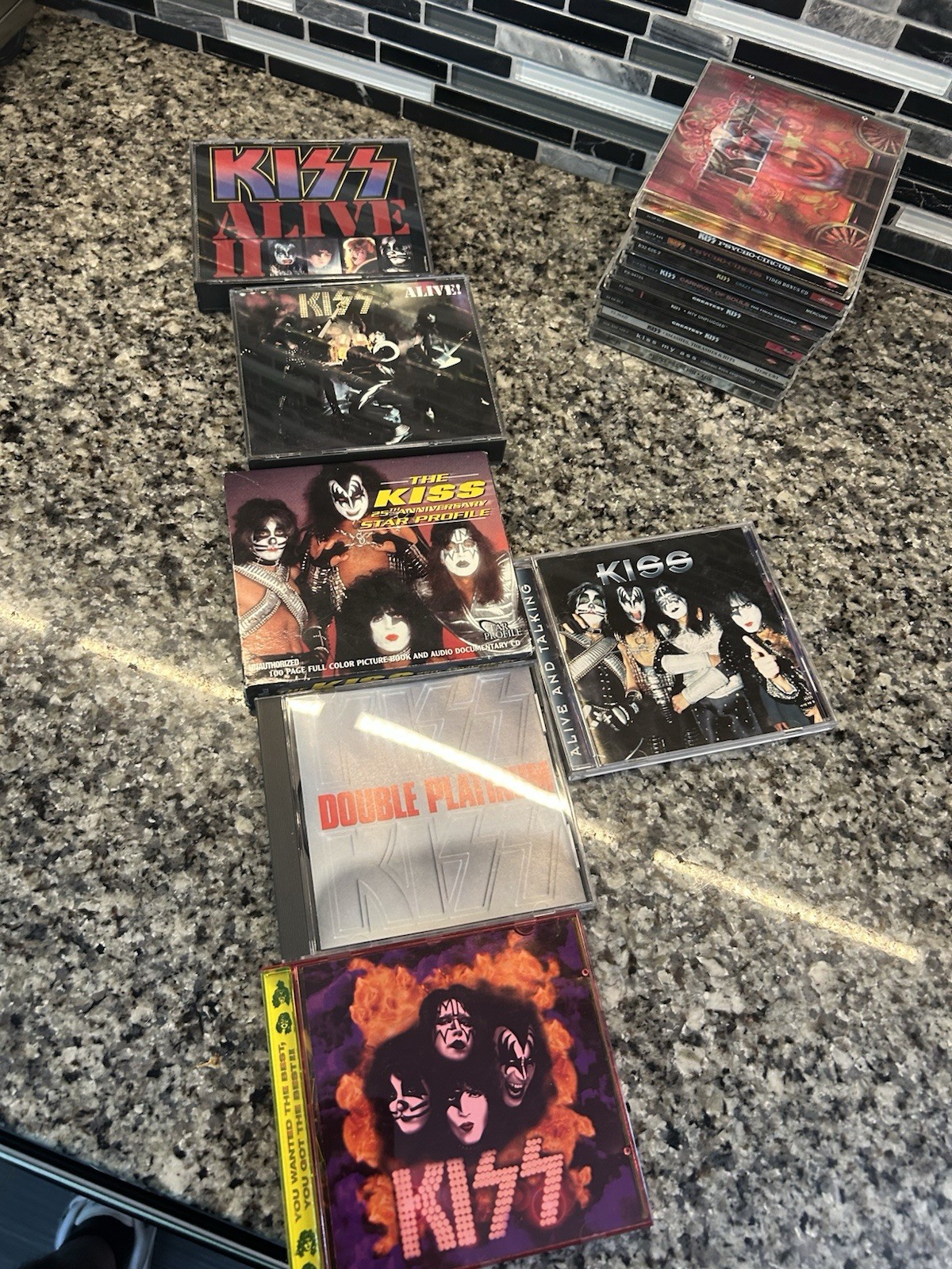 KISS CD Lot Of 16 Albums Rock Music (18 Total Cds)