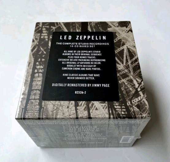 Led Zeppelin The Complete Studio Recordings 10 CD Box Set Brand New Sealed