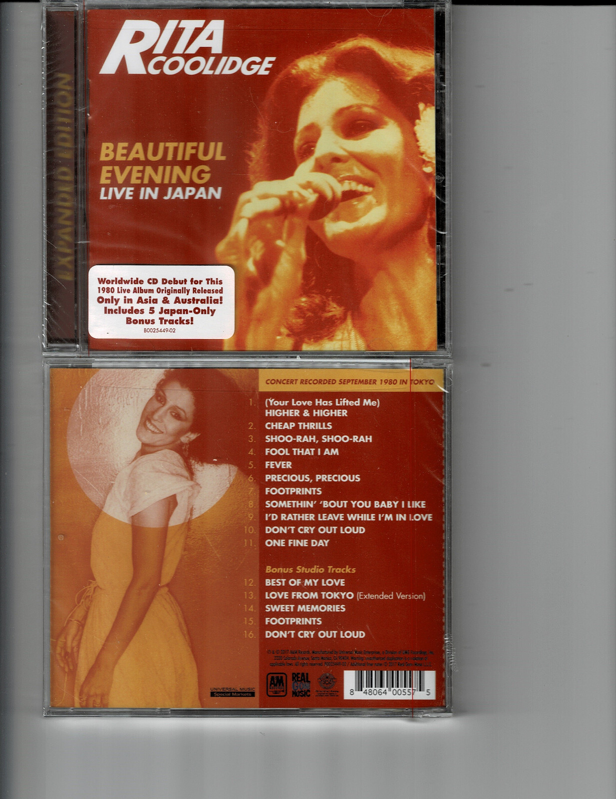 RITA COOLIDGE -BEAUTIFUL EVENING: LIVE IN JAPAN (CD 2017) NEW**5 BONUS TRACKS**
