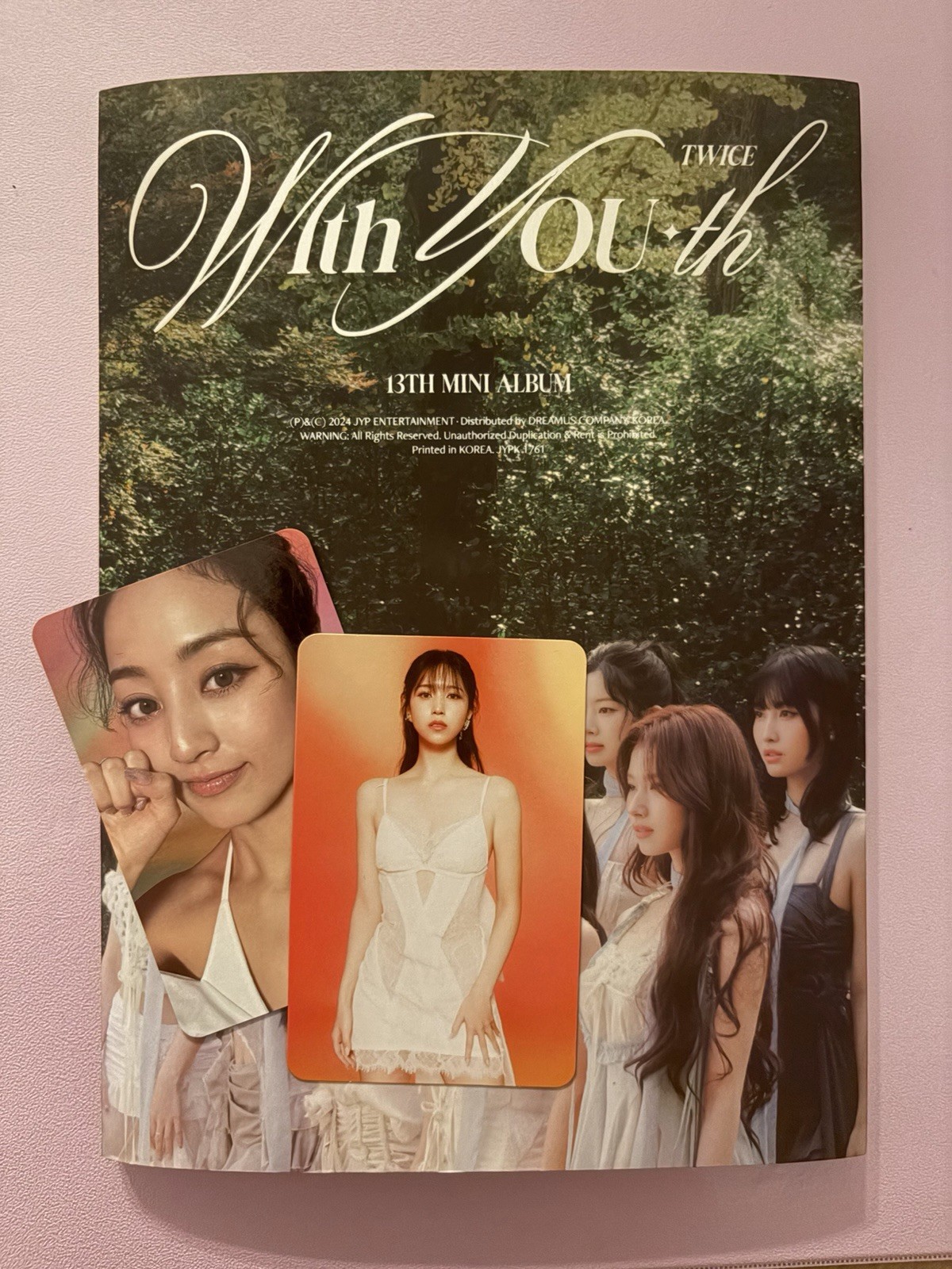 TWICE With You-th 13th Mini Album CD Photobook with Photocards K-pop Album