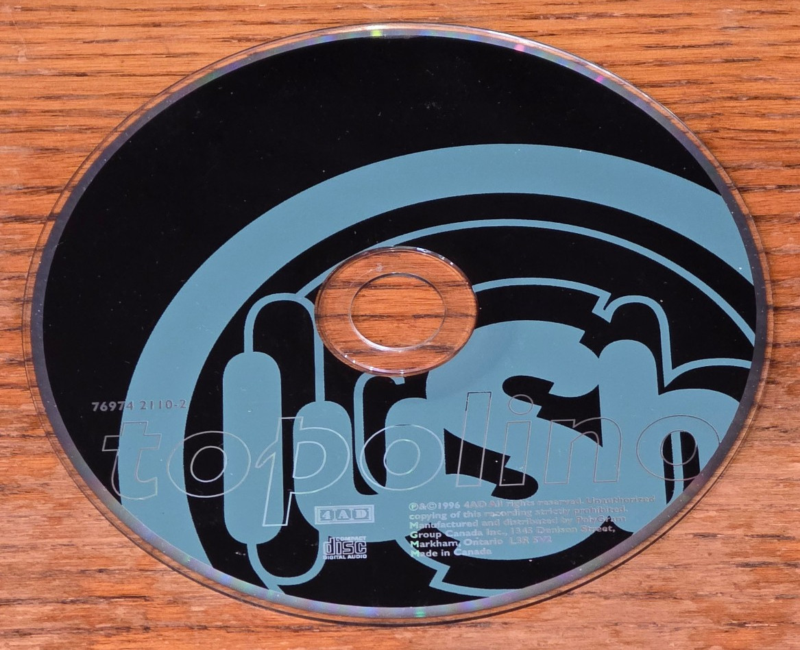 LUSH Topolino CD Only 1996 Canada Version Generic Jewel Case