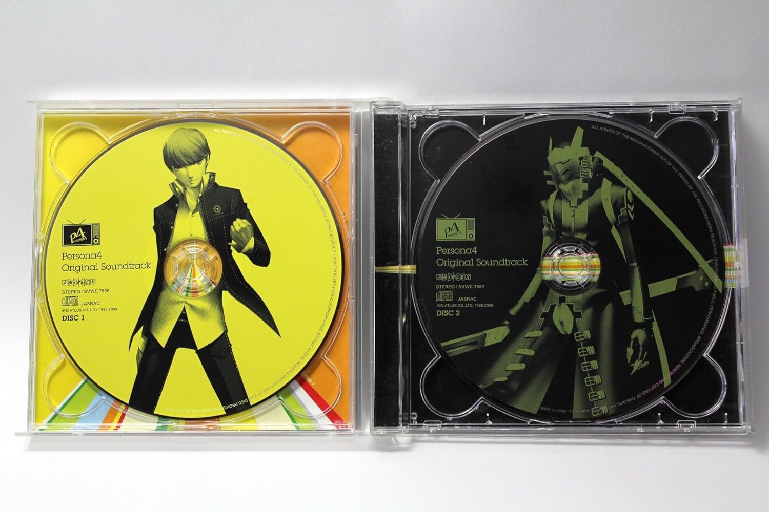 Persona 4 Original Soundtrack CD OST Aniplex Shoji Meguro 2 Discs Game Music JPN