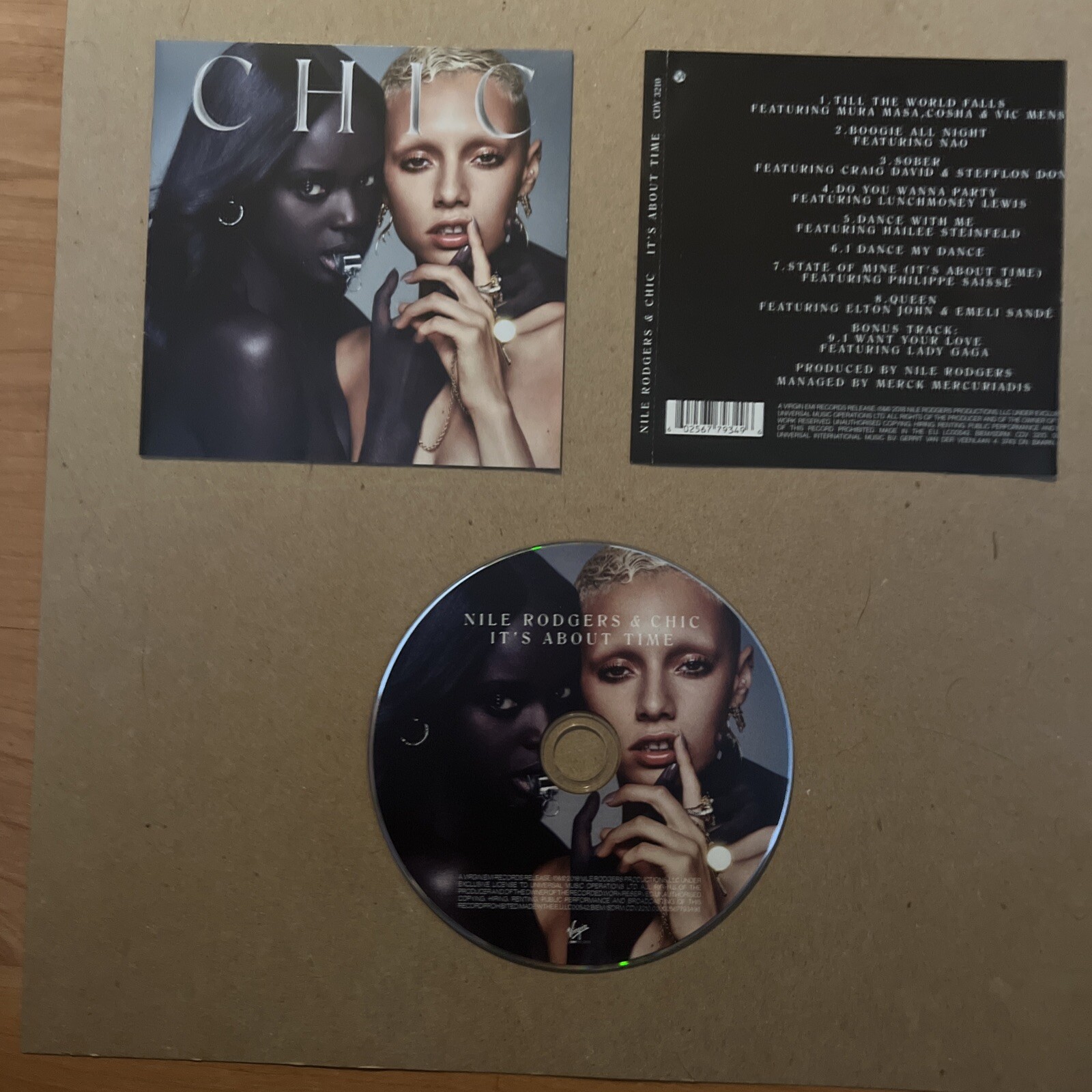 Nile Rodgers Chic – It’s About Time CD (NO JEWEL CASE) CD & SLEEVE