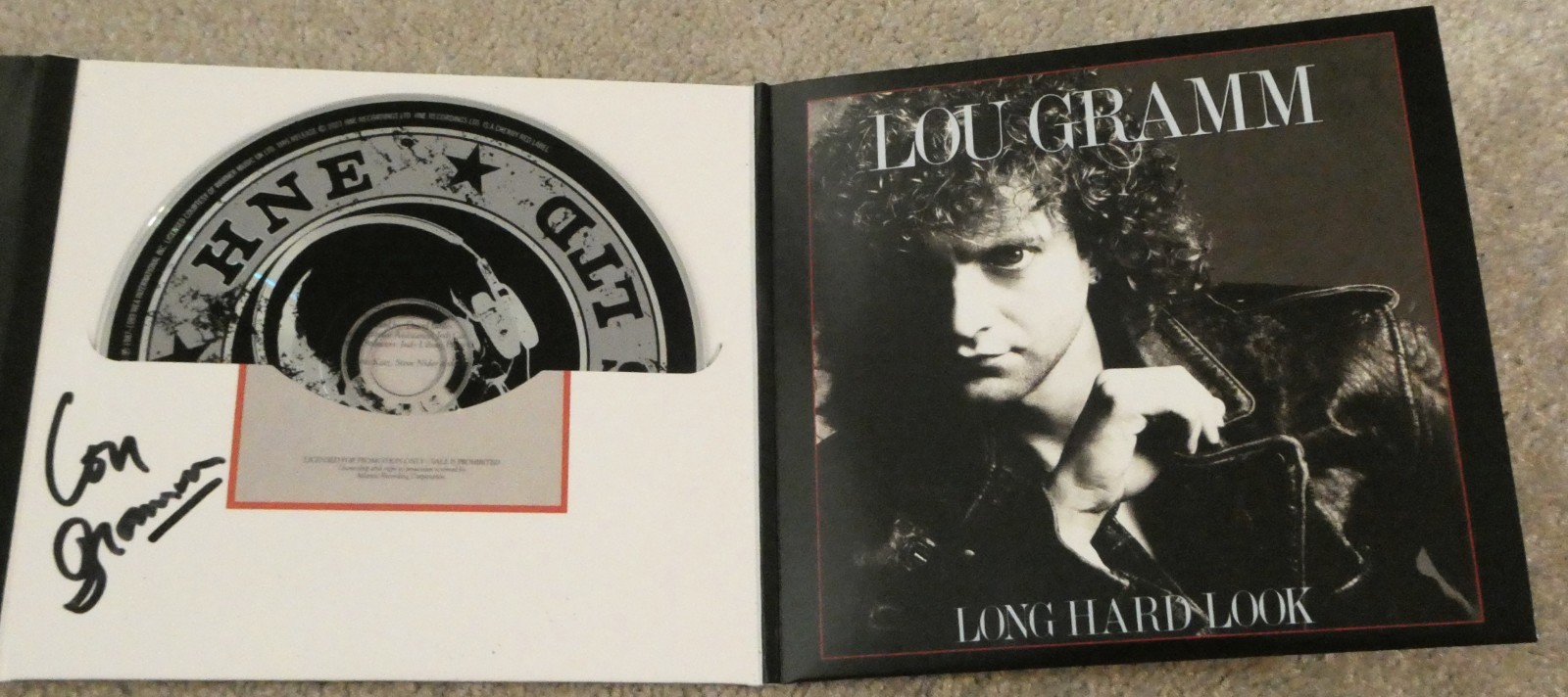 Lou Gramm 3 Disc CD Set Questions Answers SIGNED EU IMPORT Promo Foreigner Solo