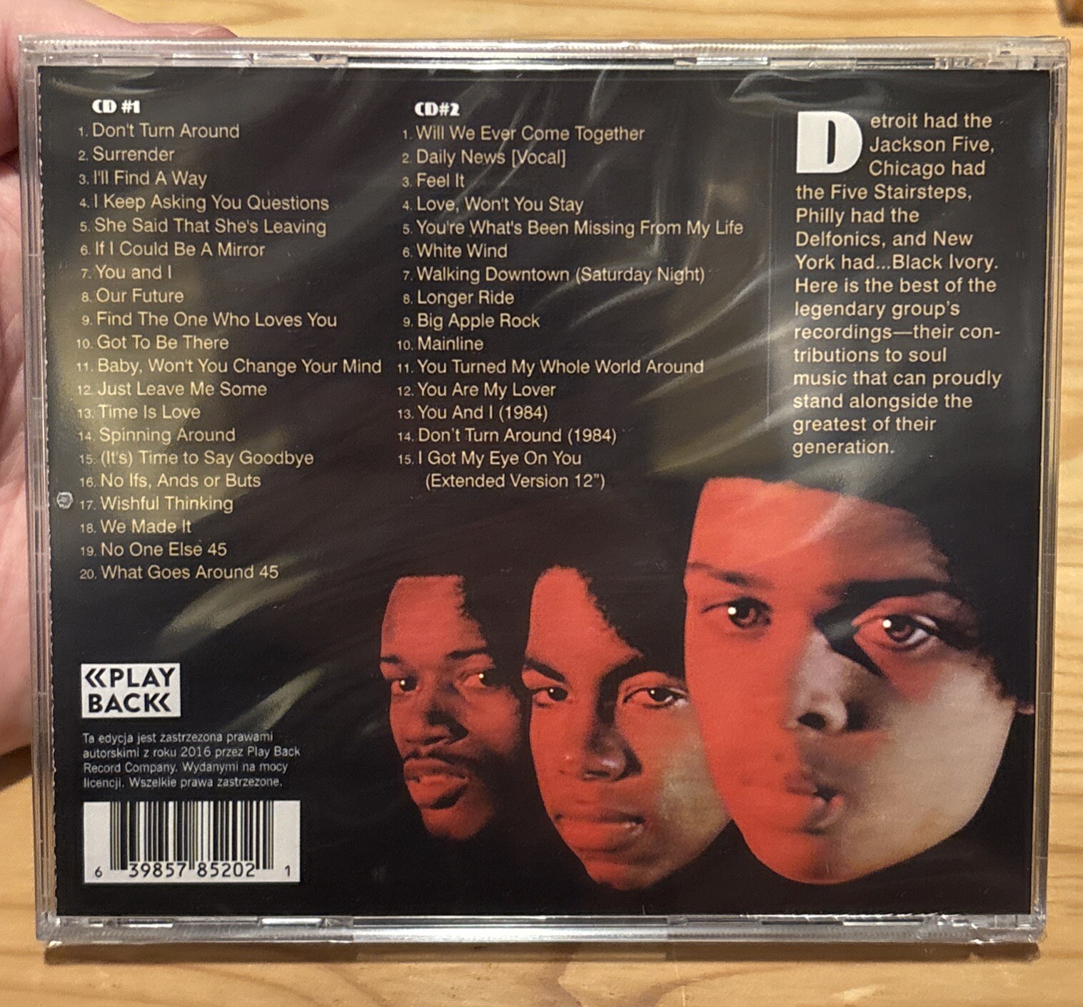 Anthology * by Black Ivory (CD, 2 Discs, Playback Records) SEALED 2017