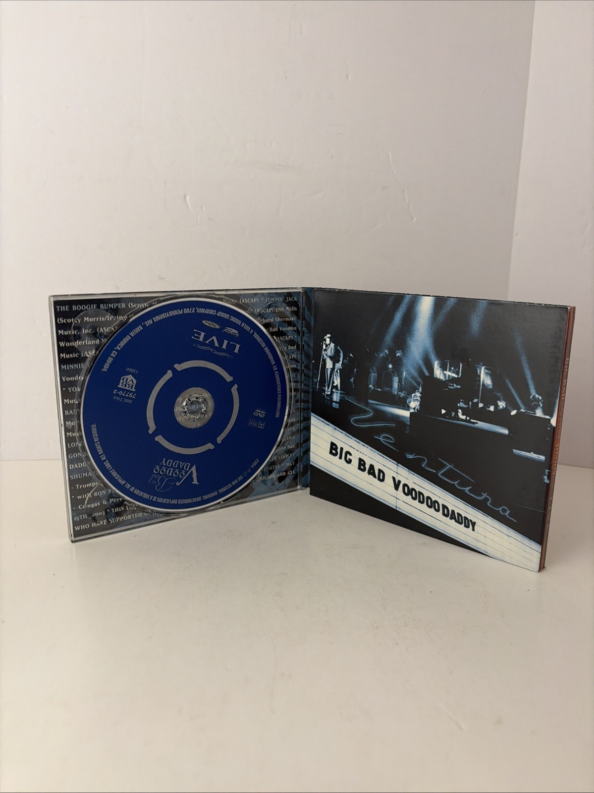 Big Bad Voodoo Daddy – Live (CD / DVD, 2004) VG++ HTF Live Swing Y2K