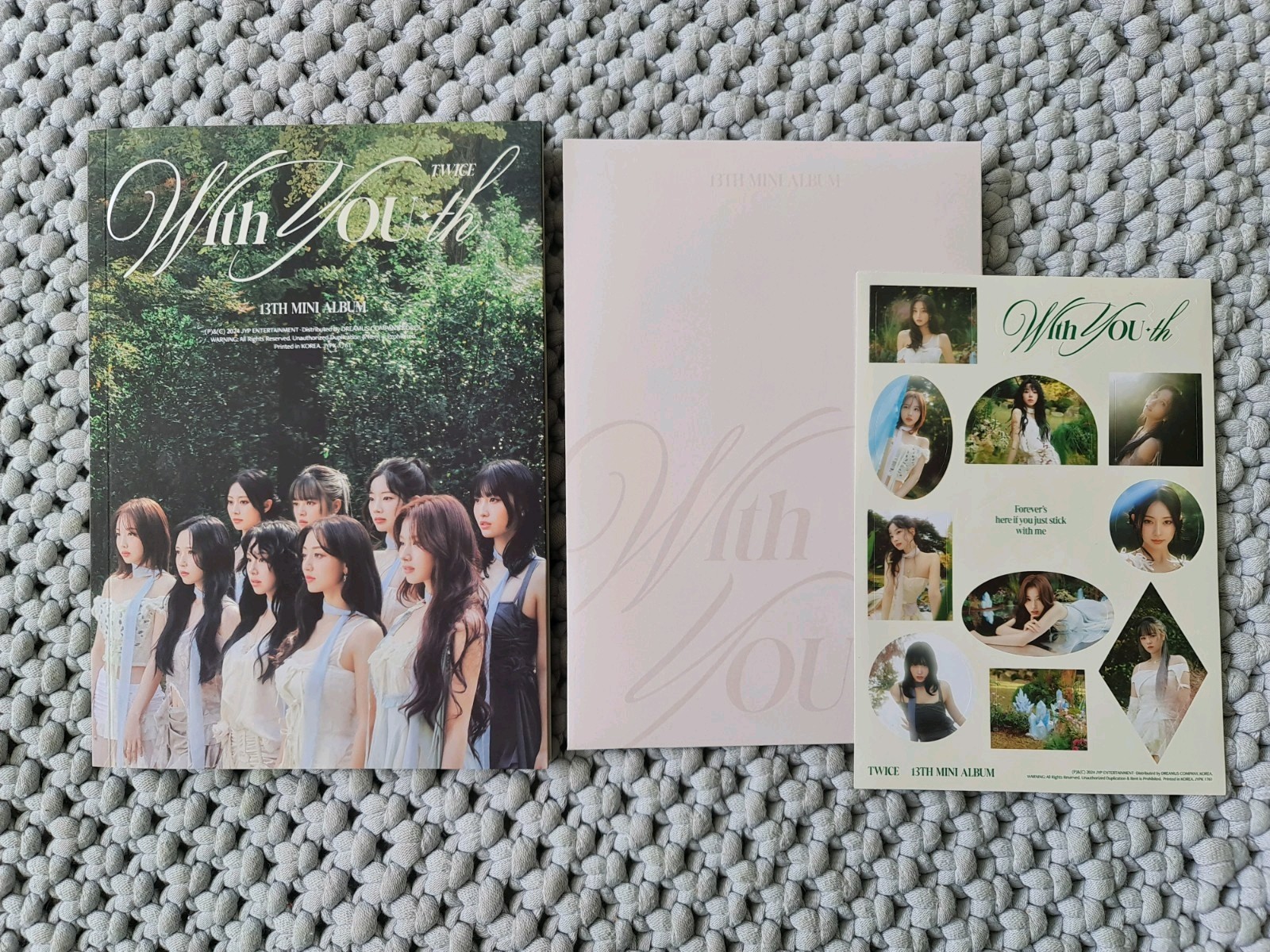 Twice 13th Mini Album [With You-th] Photobook Forever ver. CD Green – Open – UK