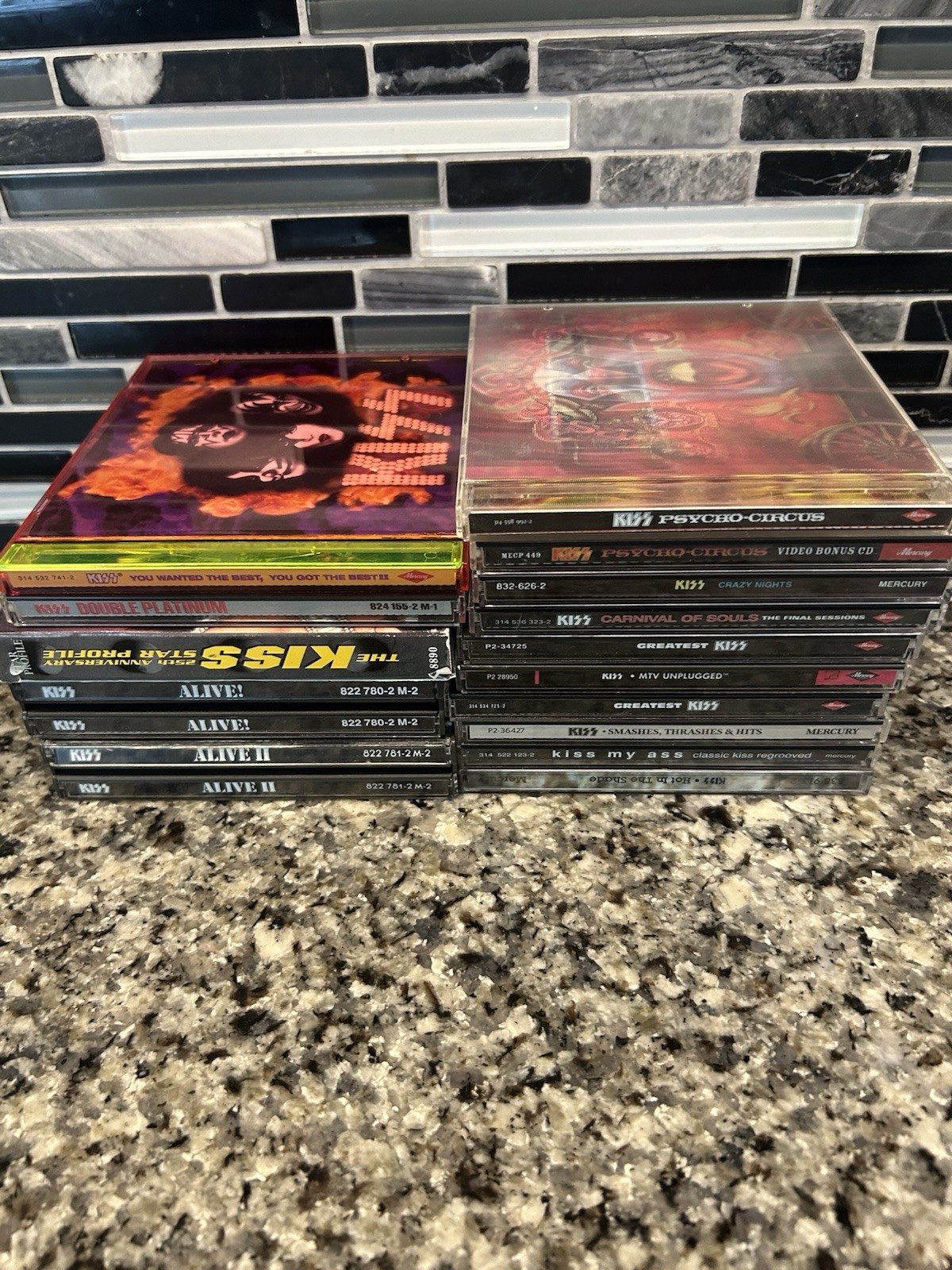 KISS CD Lot Of 16 Albums Rock Music (18 Total Cds)