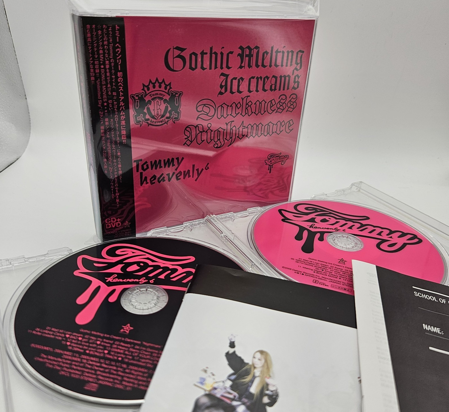 Tommy Heavenly 6 Gothic Melting Ice Cream’s Darkness Nightmare CD+DVD w/OBI 2009