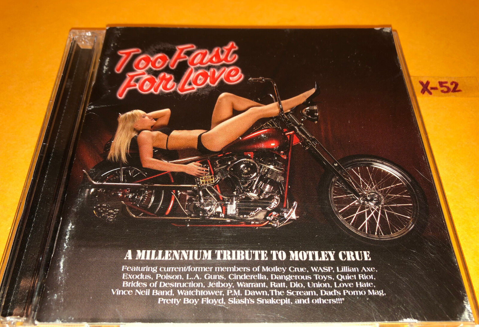 Motley Crue tribute CD Wasp Poison LA Guns Quiet Riot Warrant Ratt Dio PM Dawn
