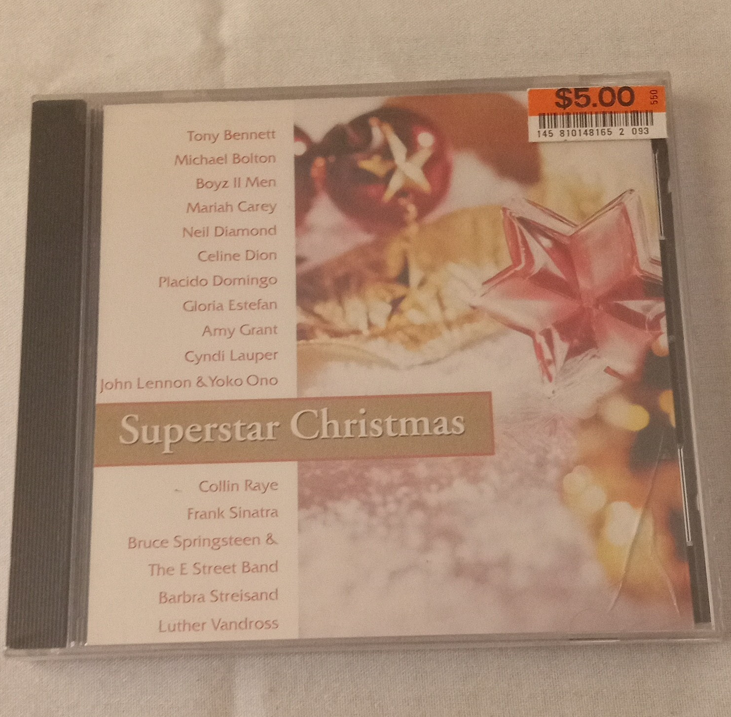 Superstar Christmas CD Columbia 1994 Holiday Album Jewel Case Various Artists