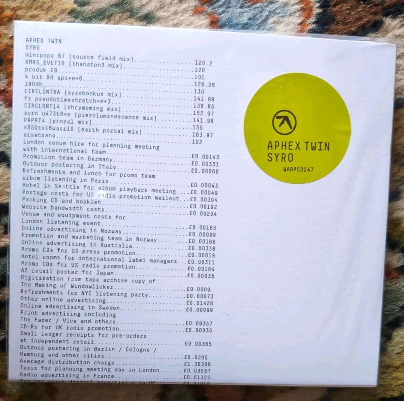 Syro, Aphex Twin, New